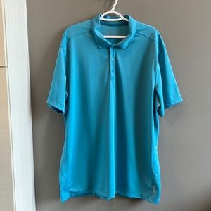Eddie Bauer Motion Freedry Turquoise Athletic Polo Size TXL